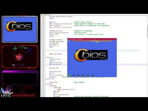 Lesson Photon11 - MSX2 - ASM PSET and POINT for Pixel Plotting