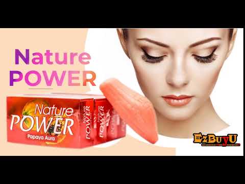 NATURE POWER PAPAYA SOAP l EzBuyU l www.EzBuyU.com