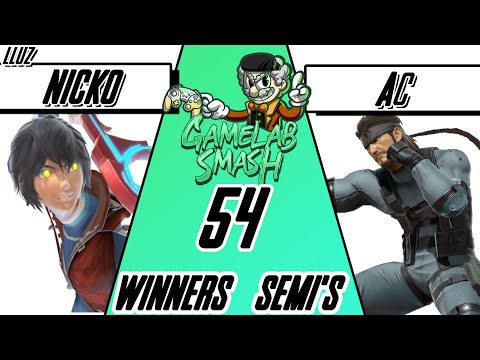 GameLab-Smash #54 Nicko (Shulk) Vs AC (Snake)