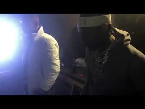 Yung fume - in studio with Lil durk Flexing His Diamond “Fumos” chain