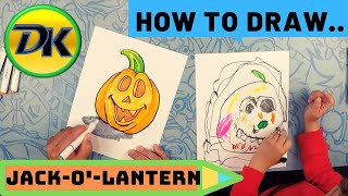 How to Draw a Jack-o'-Lantern