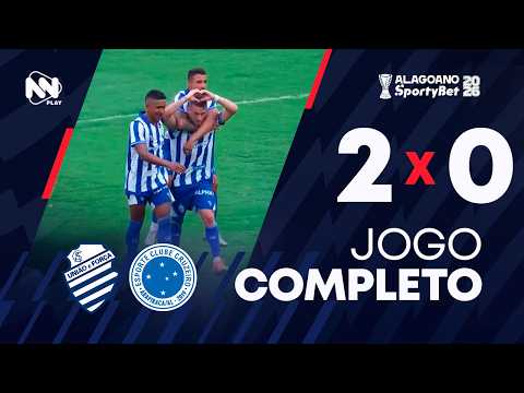 CSA 2 X 0 CRUZEIRO-AL - 07/02/26 | ALAGOANO 2026 | #LIVE