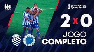 CSA 2 X 0 CRUZEIRO-AL - 07/02/26 | ALAGOANO 2026 | #LIVE