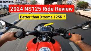 All New 2024 Bajaj Pulsar NS125 Digital Meter Ride Review | On Price Speed test New Update