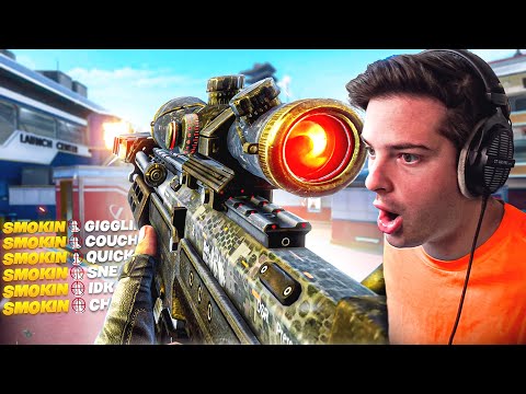 REACTING to the LUCKIEST SNIPER in Call of Duty