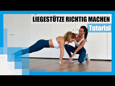 Liegestütze richtig machen l Push-Ups für Anfänger (Tutorial)