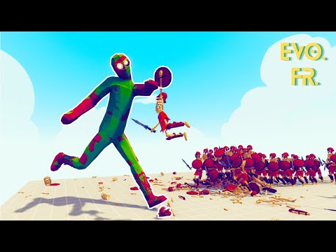 GIANT ZOMBIE VS 100x UNITS -TOTALLY ACCURATE BATTLE SIMULATOR TABS GAMEPLAY