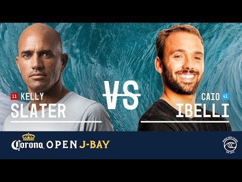 Kelly Slater vs. Caio Ibelli - Round of 32, Heat 15 - Corona Open J-Bay 2019