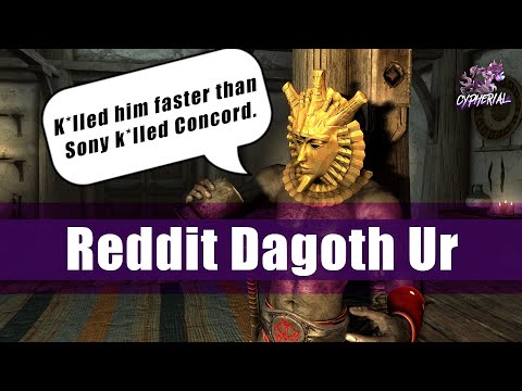 so I downloaded the Dagoth Ur mod...