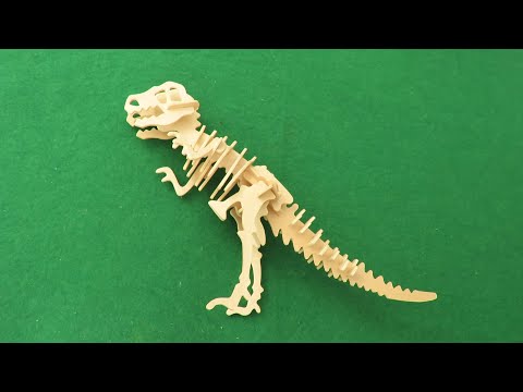 3D wooden kit Tyrannosaurus Rex