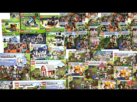 ALL LEGO Minecraft 2019-2023 Sets BIGGEST COMPILATION/COLLECTION (Warden and Herobrine Find)