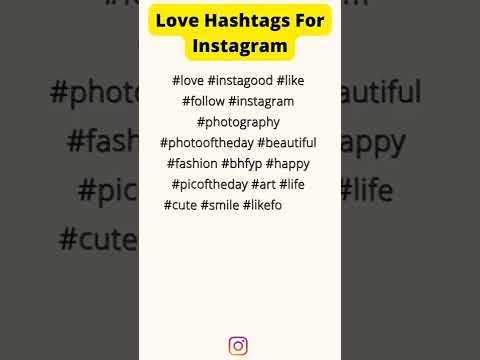 Love Hashtags For Instagram😍😍😍