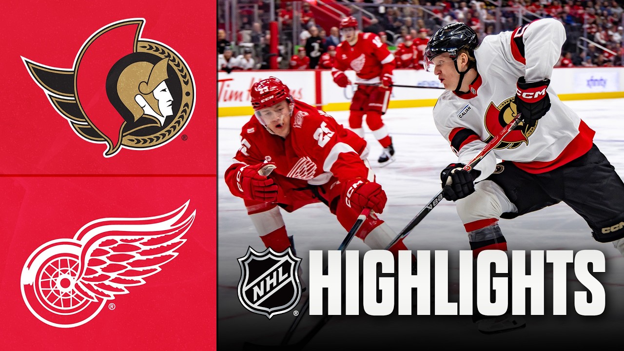 Senators vs. Red Wings | NHL Highlights | March 24, 2026