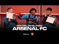Zinchenko, Tomiyasu, and Elneny take on the Arsenal Trivia Quiz | STATSports