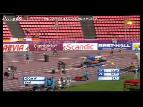 400m women EU23 championships, Lenora Guion Firmin wins in 51.68