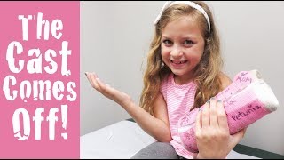 The Cast Comes Off!!! | Crazy8Family