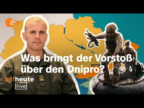 Ukrainische Erfolge am Dnipro – Truppen in Awdijiwka unter Druck | Oberst Reisner bei ZDFheute live