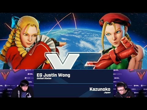 Justin Wong (Karin) vs Kazunoko (Cammy) - Brooklyn Beatdown 2016 - Top 32 Winner's