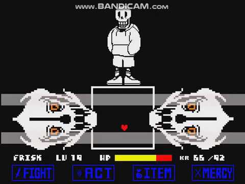 Underswap Papyrus Fight DEMO