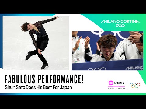 Shun Sato falls short of gold with an incredible performance 🥈 🇯🇵 | Winter Olympics 2026