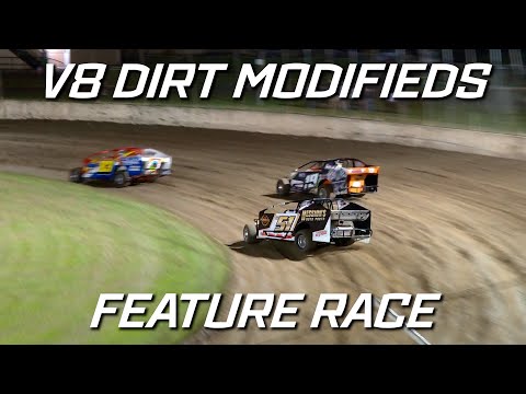 V8 Dirt Modifieds: A-Main - Lismore Speedway - 06.11.2021