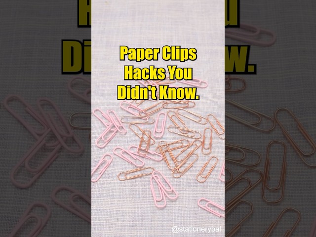 Vídeo relacionado con Mini Metal Paperclips 20PCS | Tree Shape Bookmark Clip & File Holder | Iron Office Supplies for Notebooks/Photos/Memos | Sturdy Desk Organizer