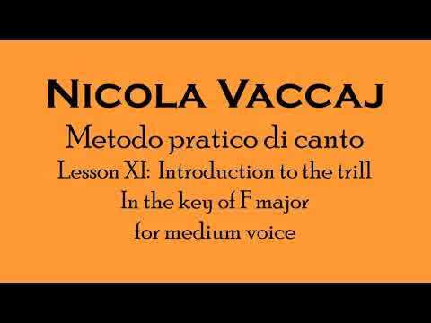 Lesson 11, Introduction to the trill