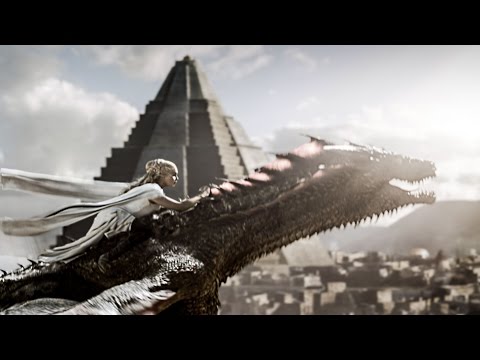 DAENERYS MONTA A DROGON  | GAME OF THRONES  S05E09
