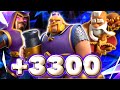 🏆+3300 with New Meta Monk RG☺️-Clash Royale