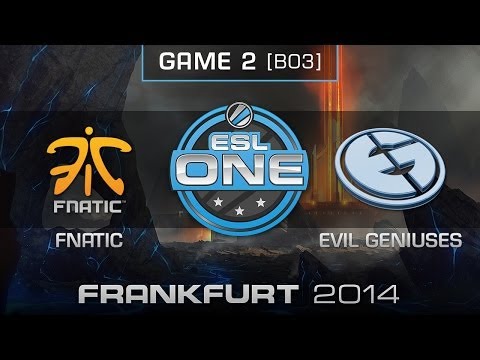 fnatic vs. Evil Geniuses - Semifinals Map 2 - ESL One Frankfurt 2014 - Dota 2