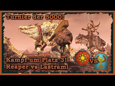 Echsenmenschen vs Gruftkönige - Kampf um Platz 3 - Turnier der 5000 - Total War: Warhammer 2
