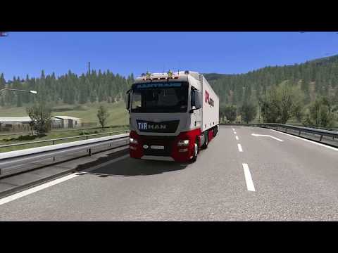 [ETS2] Euro Truck Simulator 2 1.33 - Man TGX Euro6 - Schmitz S.KO EXPRESS  - Innsbruck to Bern