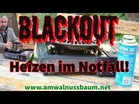 #Blackout Heating in an Emergency - Part 2 Gas Heater on the Stove - Unboxing and Test