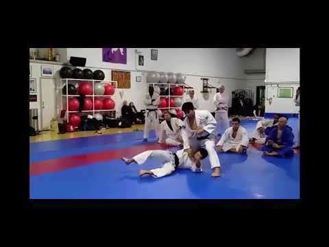 Riki Nakaya demonstrating Tai Otoshi