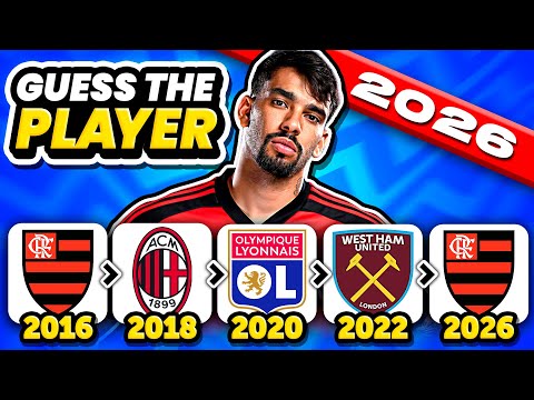 GUESS THE PLAYER BY THEIR TRANSFERS | FOOTBALL QUIZ TRIVIA 2026