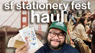 SF Stationery Fest Haul 🌉 Stickers, Notebooks, Inks