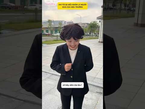 Cô bé may mắn được làm người thân của cô Hiệu trưởng #shorts