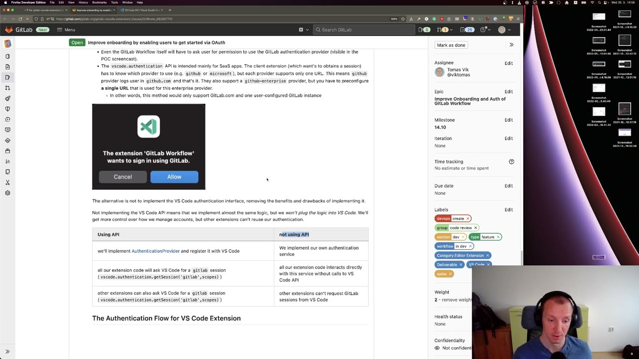 GitLab Workflow VS Code Extension OAuth POC walk-through