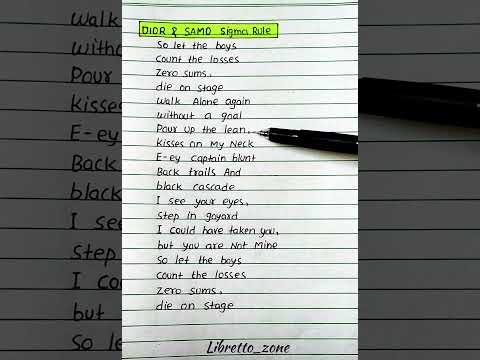 Dior & Samo Рolozheniye | Lyrics English Translation #sigma #sigmamale