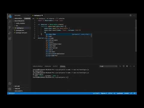 RxJs - Observable methods