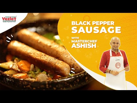 Plant based sausage (black pepper)