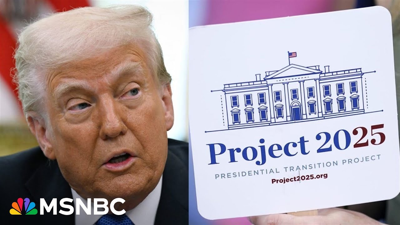 Tracker says Trump has already implemented nearly half of Project 2025 policies
