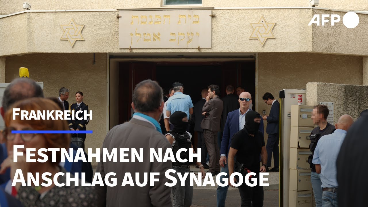 Mutmaßlicher Terrorangriff auf Synagoge in Frankreich - Vier Festnahmen | AFP