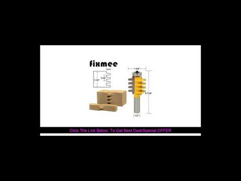 The Latest Rail Reversible Finger Joint Glue Router Bit Cone Tenon Woodwork Cutter Power Tools 1/2"