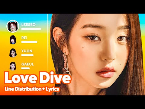 IVE - Love Dive (Line Distribution + Lyrics Karaoke) PATREON REQUESTED
