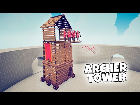 ARCHER TOWER vs EVERY UNIT | TABS Modded Gameplay