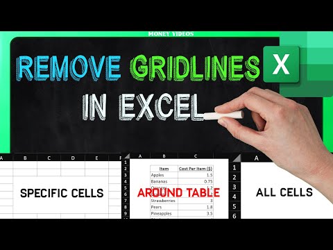 How to Remove Gridlines in Excel (Quick and Easy)