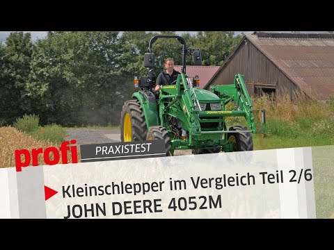 Kleinschlepper im Vergleich Teil 2/6: JOHN DEERE 4052M | profi #Praxistest