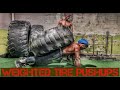 Weighted Tire Pushups | Weighted Dips | Weighted Calisthenics for Building