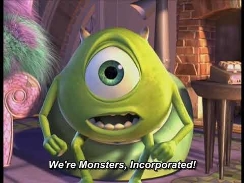 Monsters Inc   Simple present x pres cont